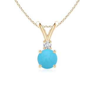 Round AA Turquoise
