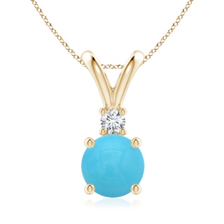 Round AA Turquoise