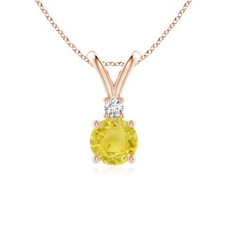 Round A Yellow Sapphire