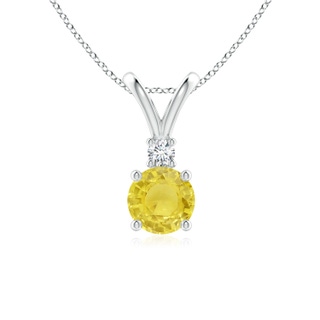 Round A Yellow Sapphire