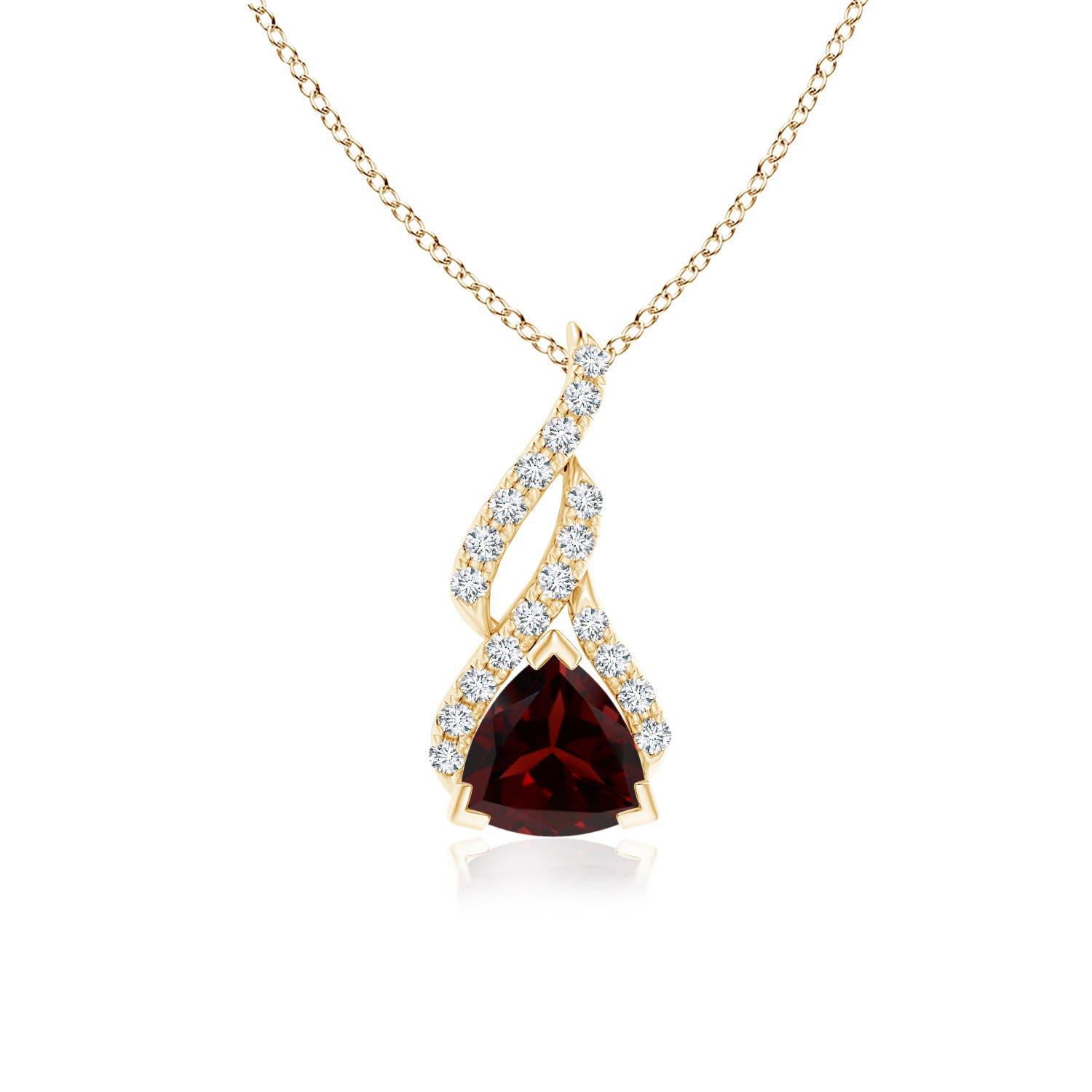 A - Garnet / 1 CT / 14 KT Yellow Gold