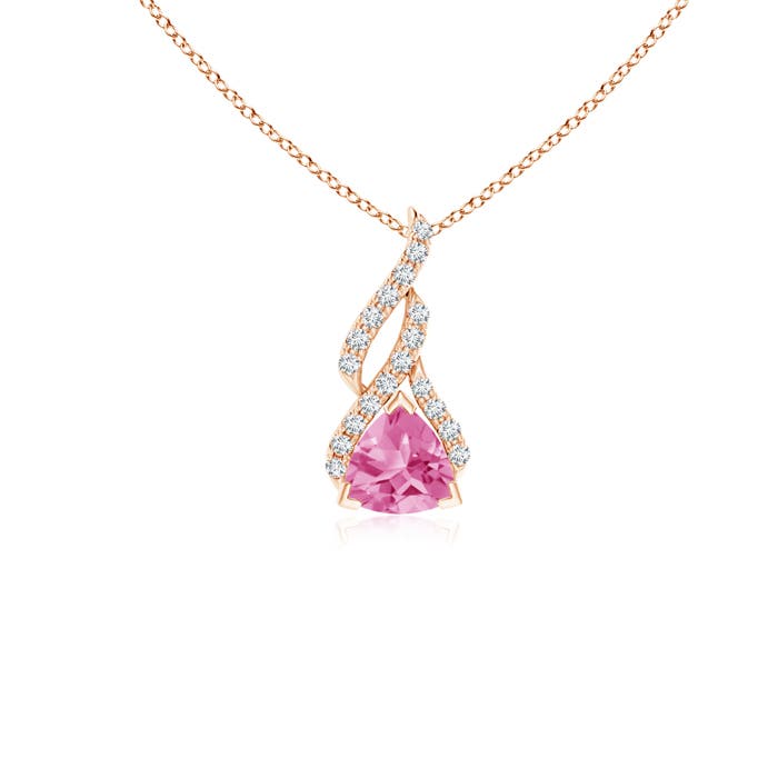 AA - Pink Sapphire / 0.29 CT / 14 KT Rose Gold