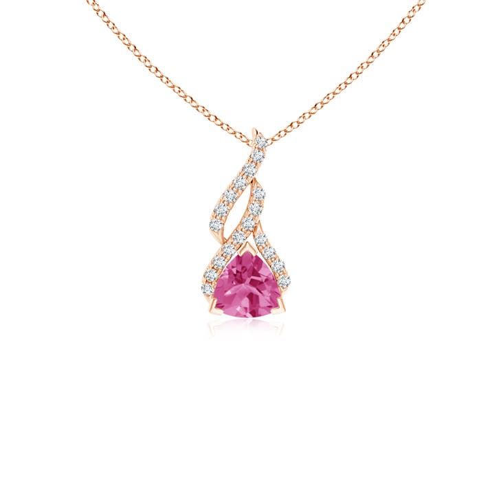 AAA - Pink Sapphire / 0.29 CT / 14 KT Rose Gold