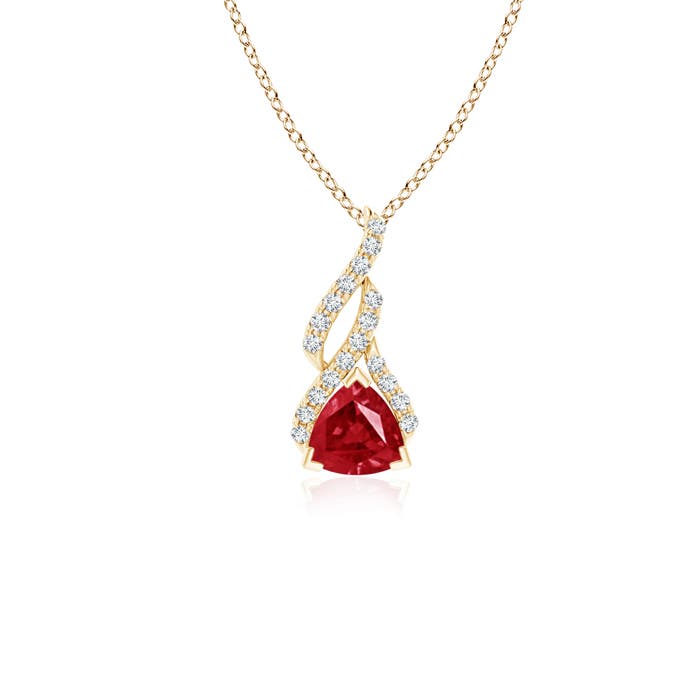 AAA - Ruby / 0.65 CT / 14 KT Yellow Gold
