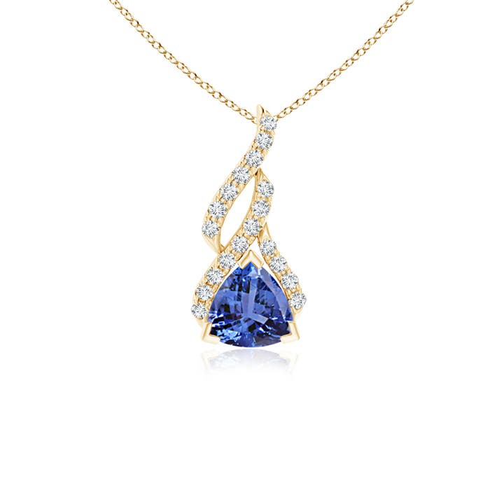 AA - Tanzanite / 0.5 CT / 14 KT Yellow Gold