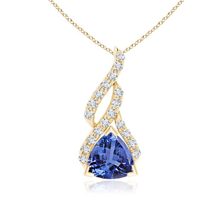 AA - Tanzanite / 0.9 CT / 14 KT Yellow Gold