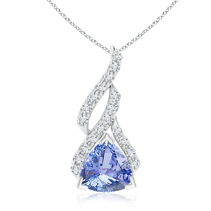 A - Tanzanite / 1.43 CT / 14 KT White Gold