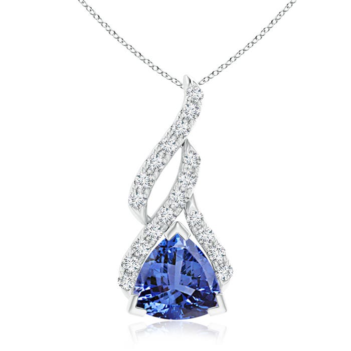 AA - Tanzanite / 1.43 CT / 14 KT White Gold