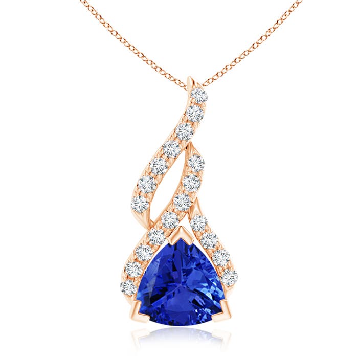 AAA - Tanzanite / 1.43 CT / 14 KT Rose Gold