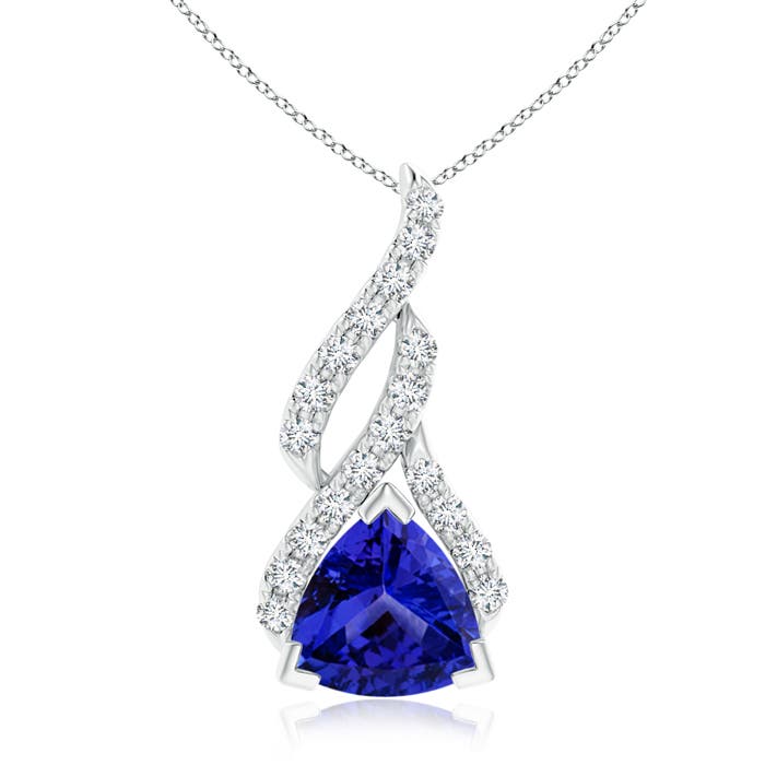 AAAA - Tanzanite / 1.43 CT / 14 KT White Gold