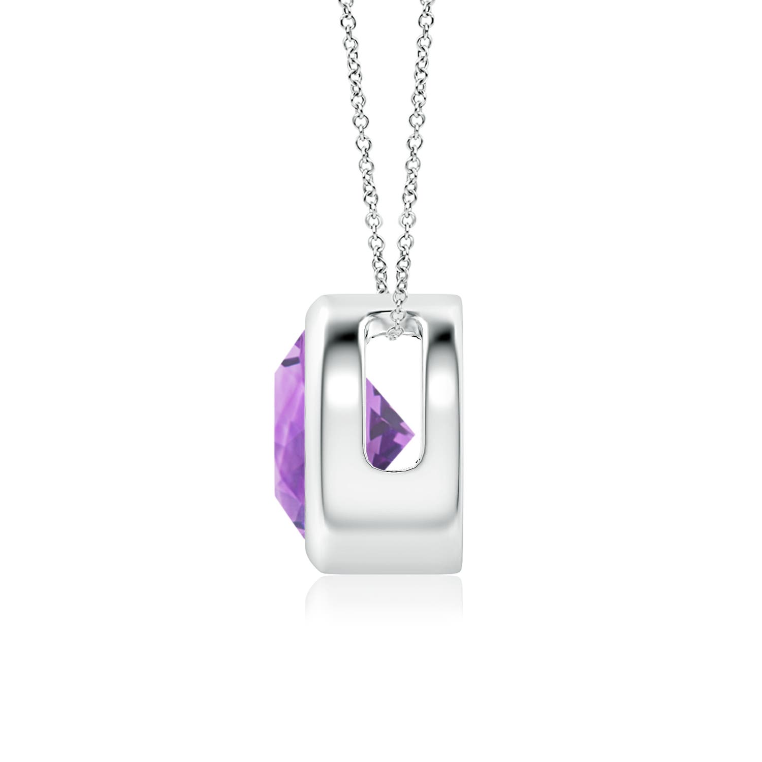 A - Amethyst / 1.15 CT / 14 KT White Gold