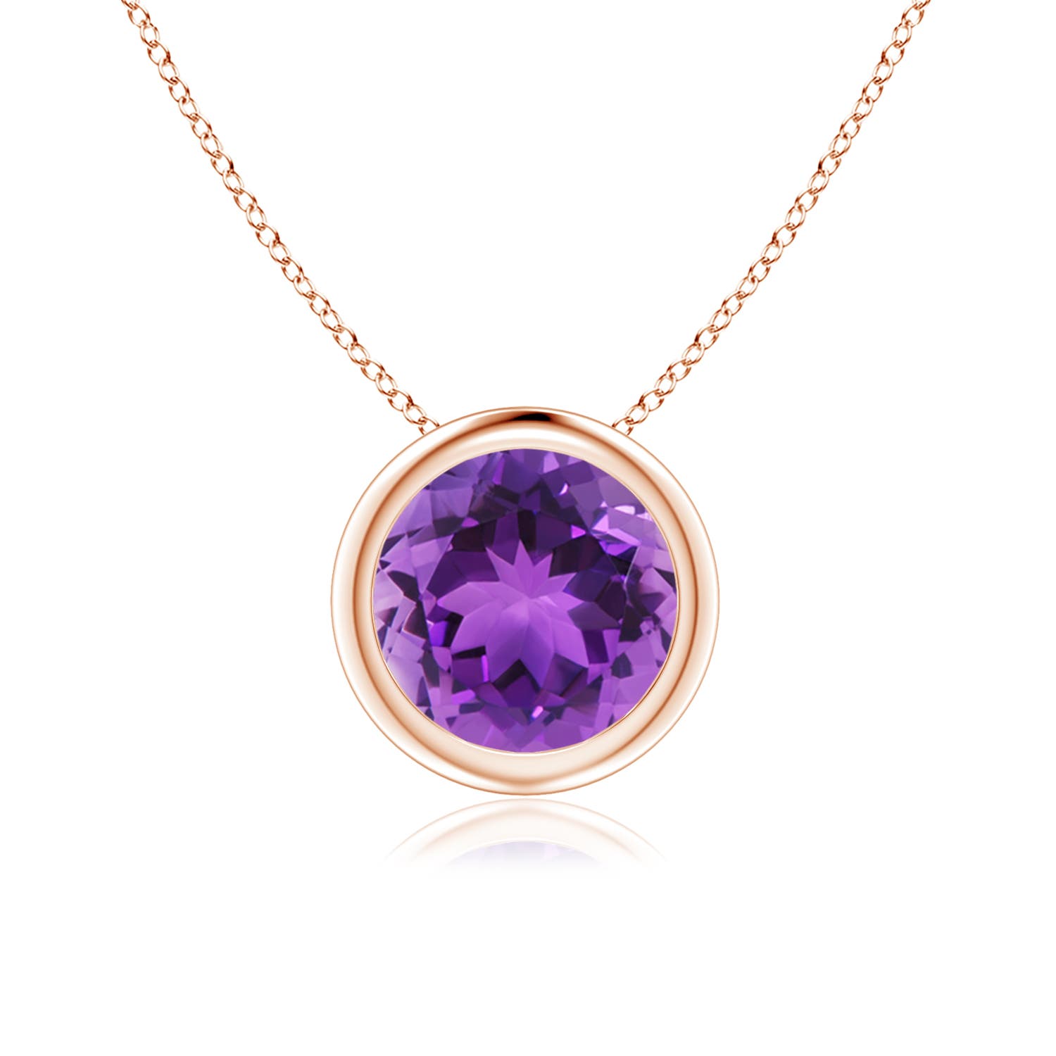 AAA - Amethyst / 1.15 CT / 14 KT Rose Gold