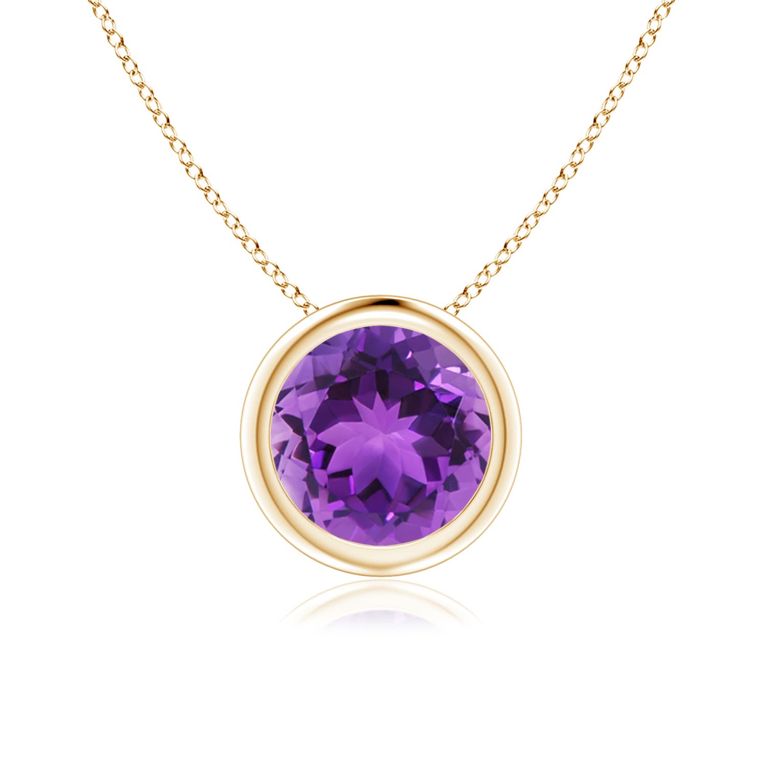 AAA - Amethyst / 1.15 CT / 14 KT Yellow Gold