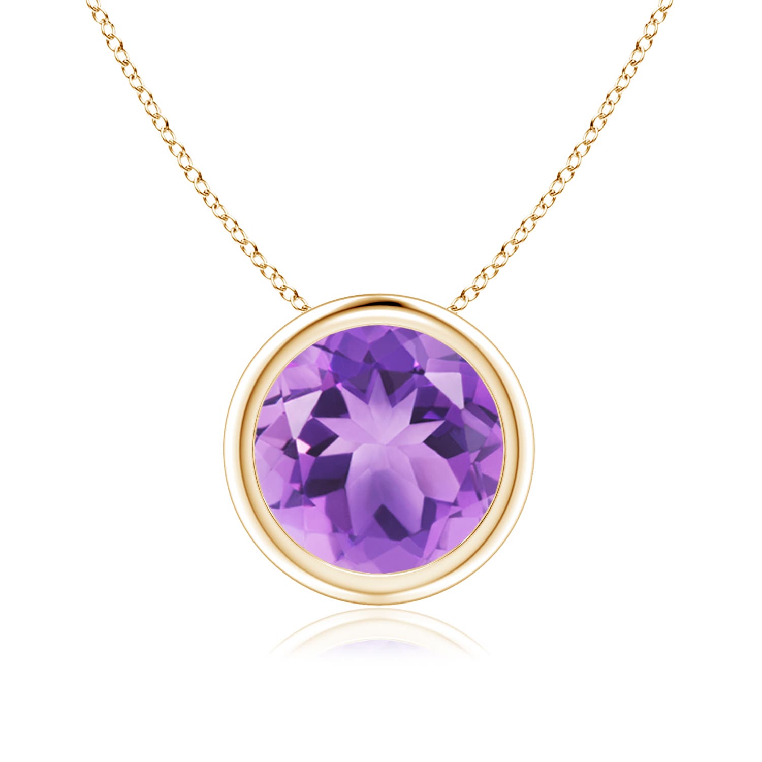 A - Amethyst / 1.7 CT / 14 KT Yellow Gold