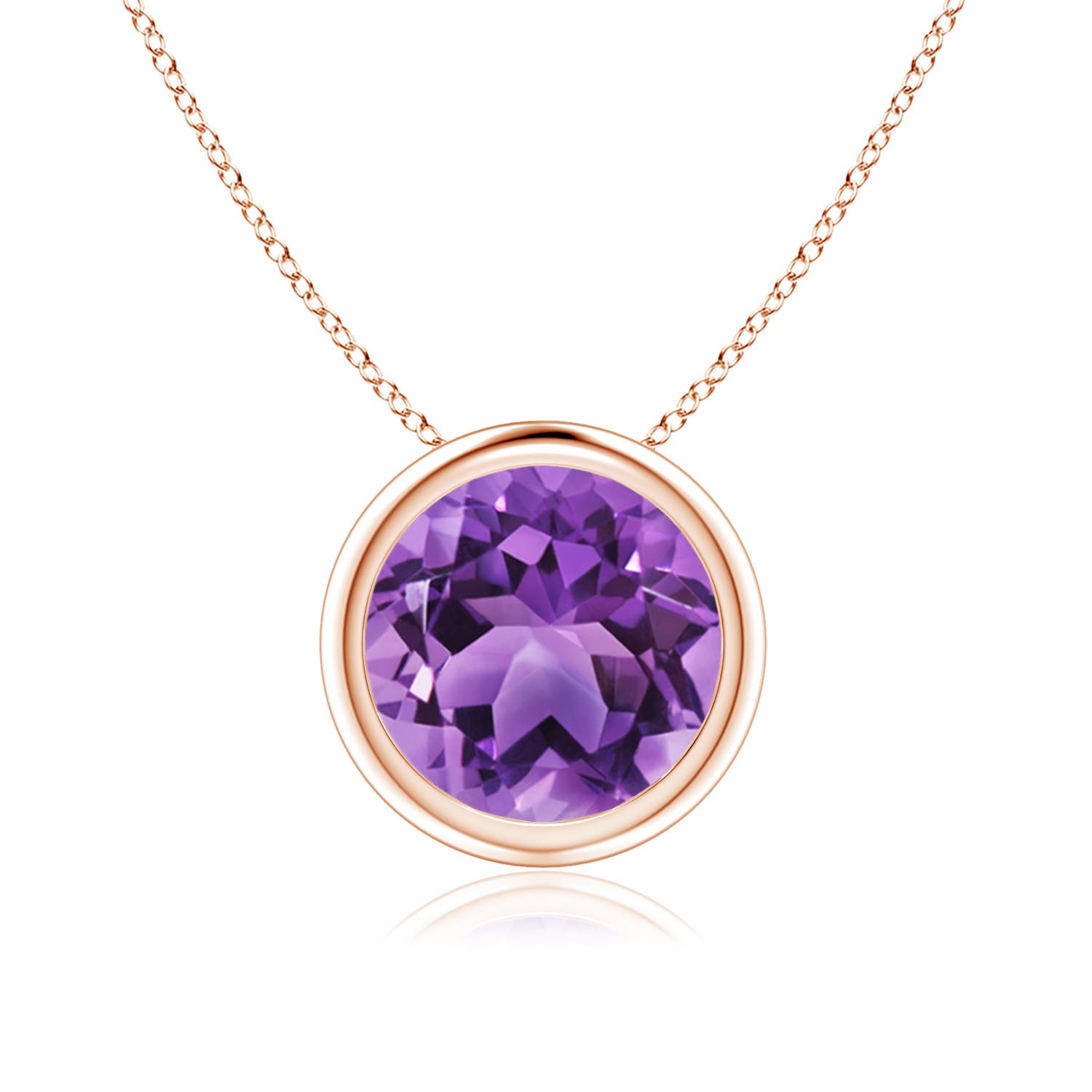 AA - Amethyst / 1.7 CT / 14 KT Rose Gold