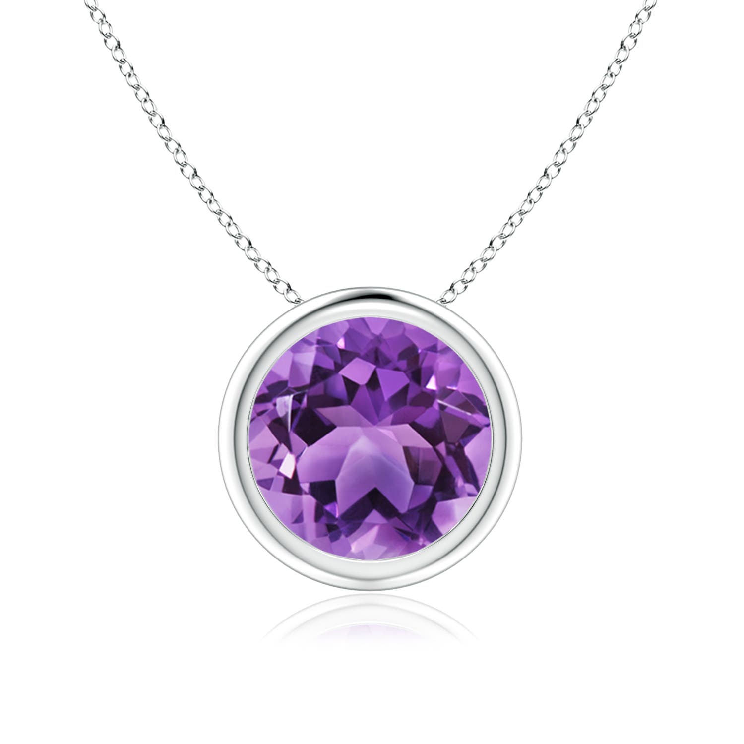 AA - Amethyst / 1.7 CT / 14 KT White Gold