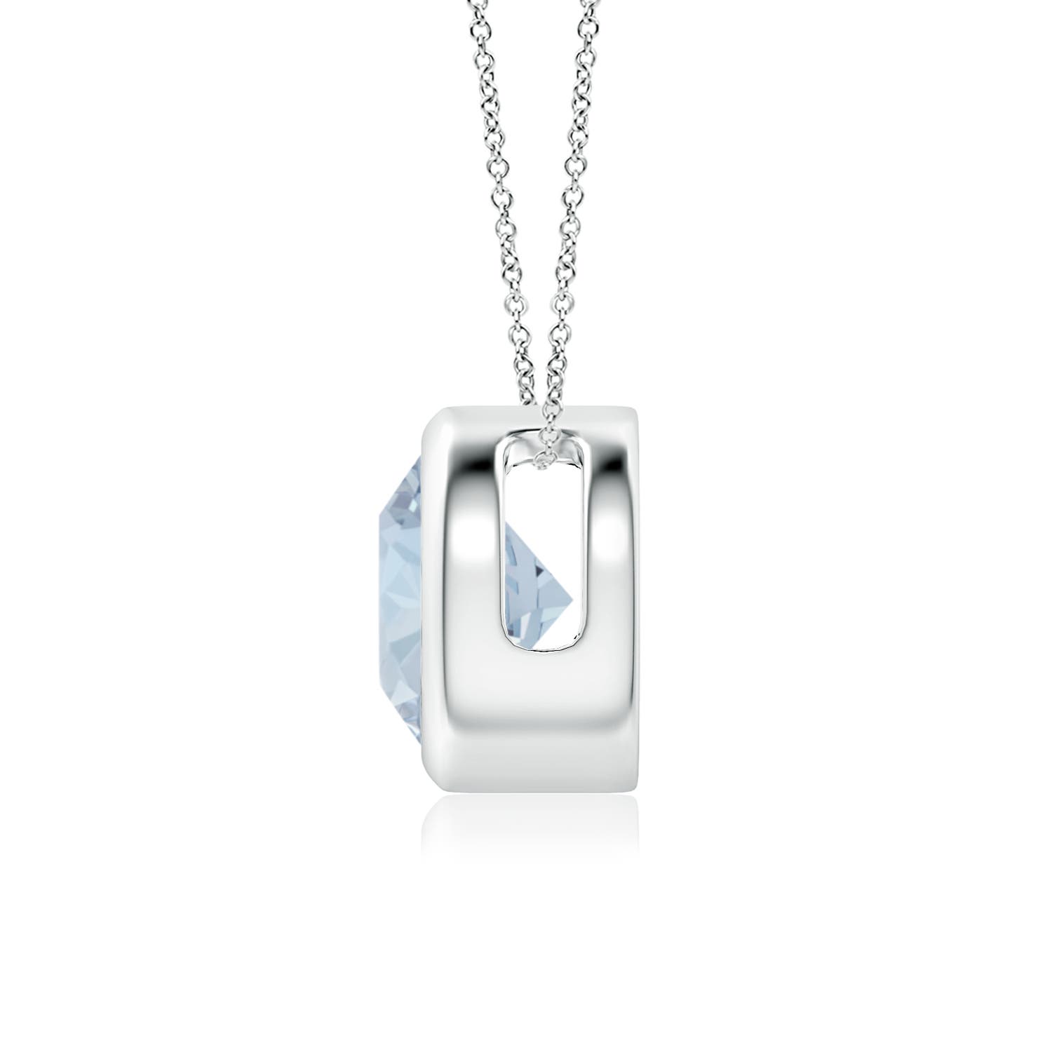 A - Aquamarine / 1.12 CT / 14 KT White Gold