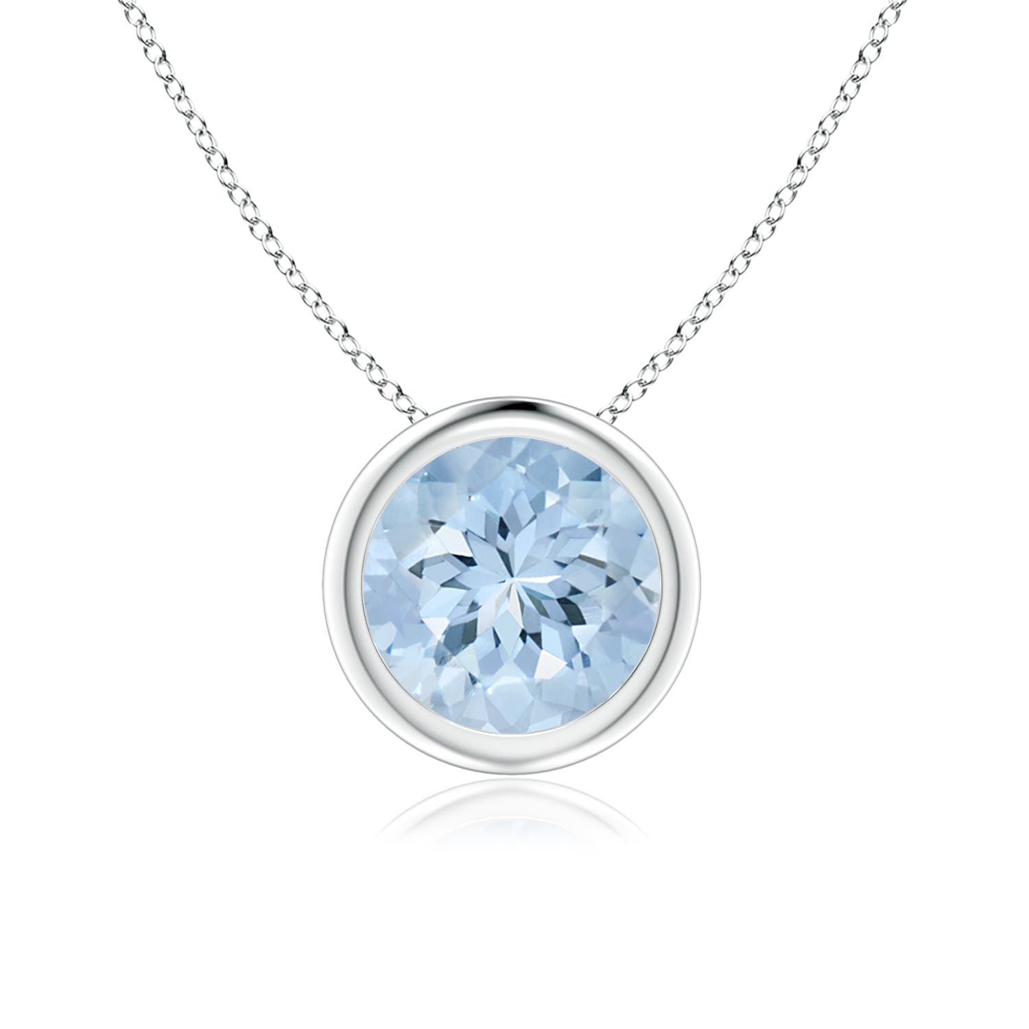 AA - Aquamarine / 1.12 CT / 14 KT White Gold