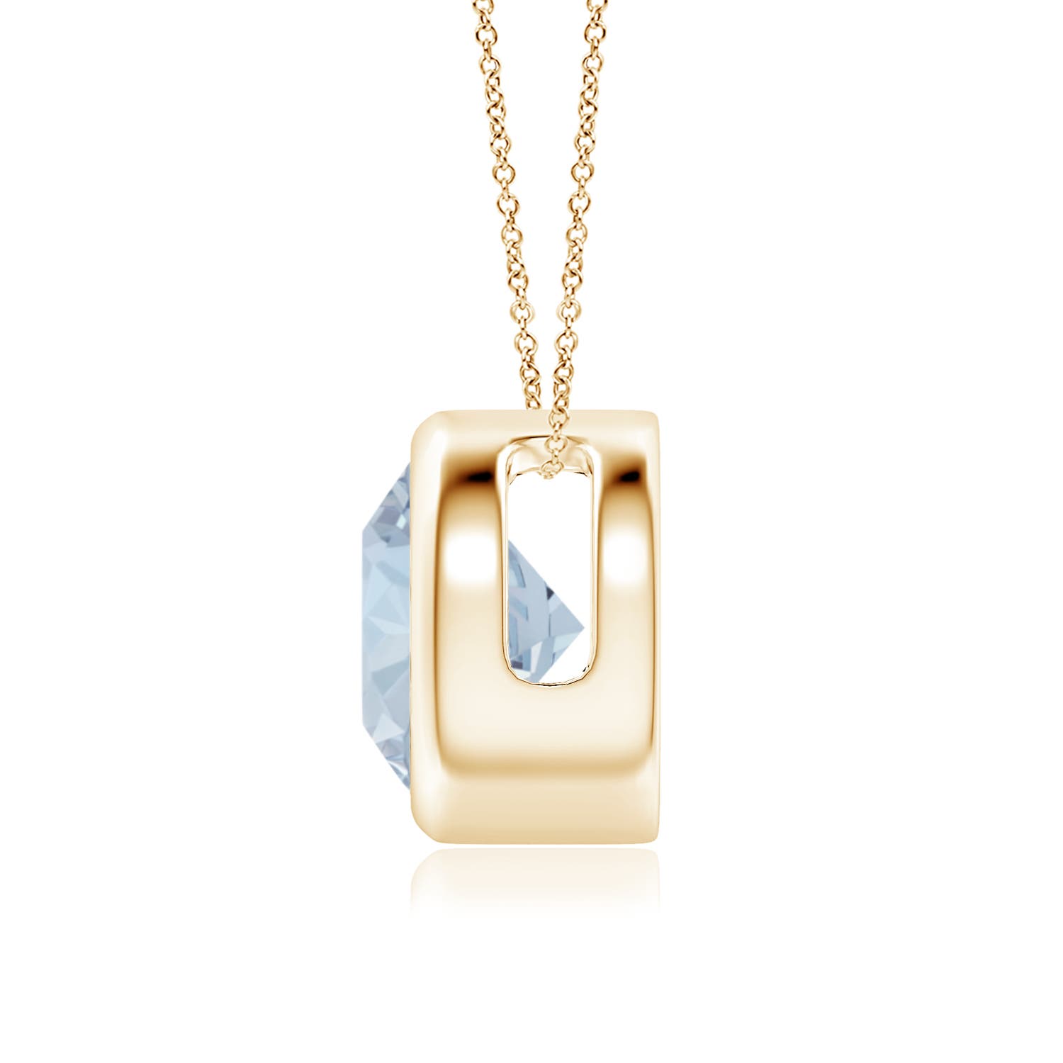 A - Aquamarine / 1.6 CT / 14 KT Yellow Gold