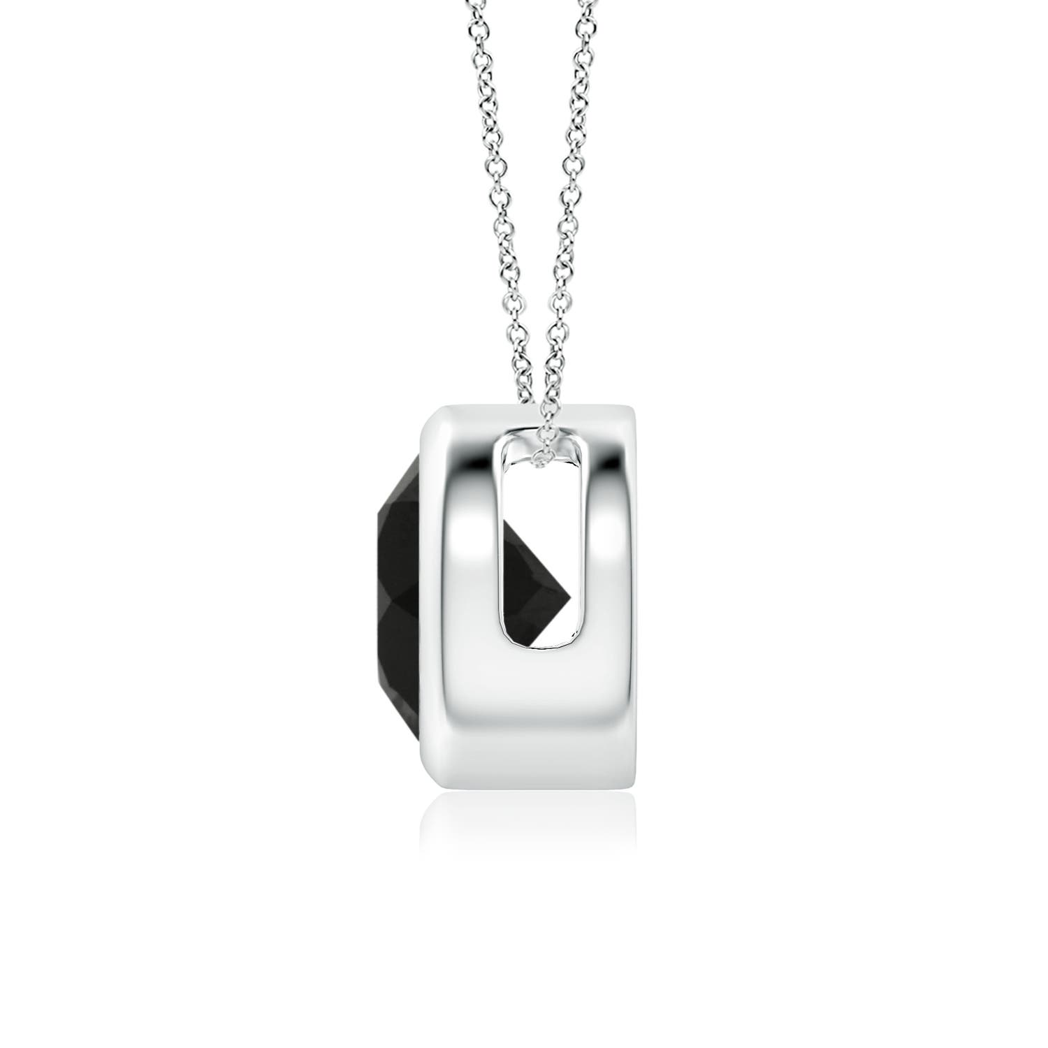 AAA - Black Onyx / 1 CT / 14 KT White Gold