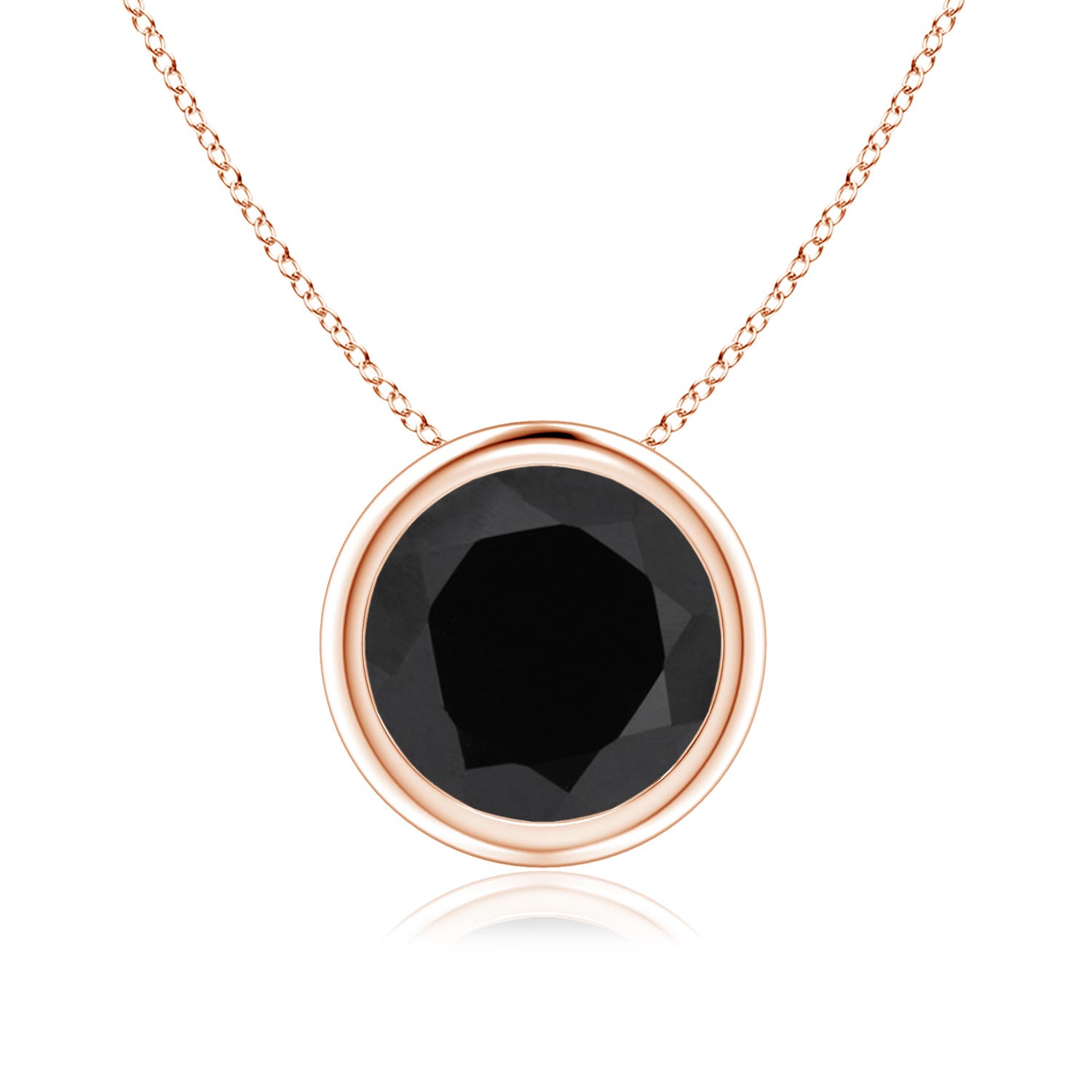 AAA - Black Onyx / 2.25 CT / 14 KT Rose Gold