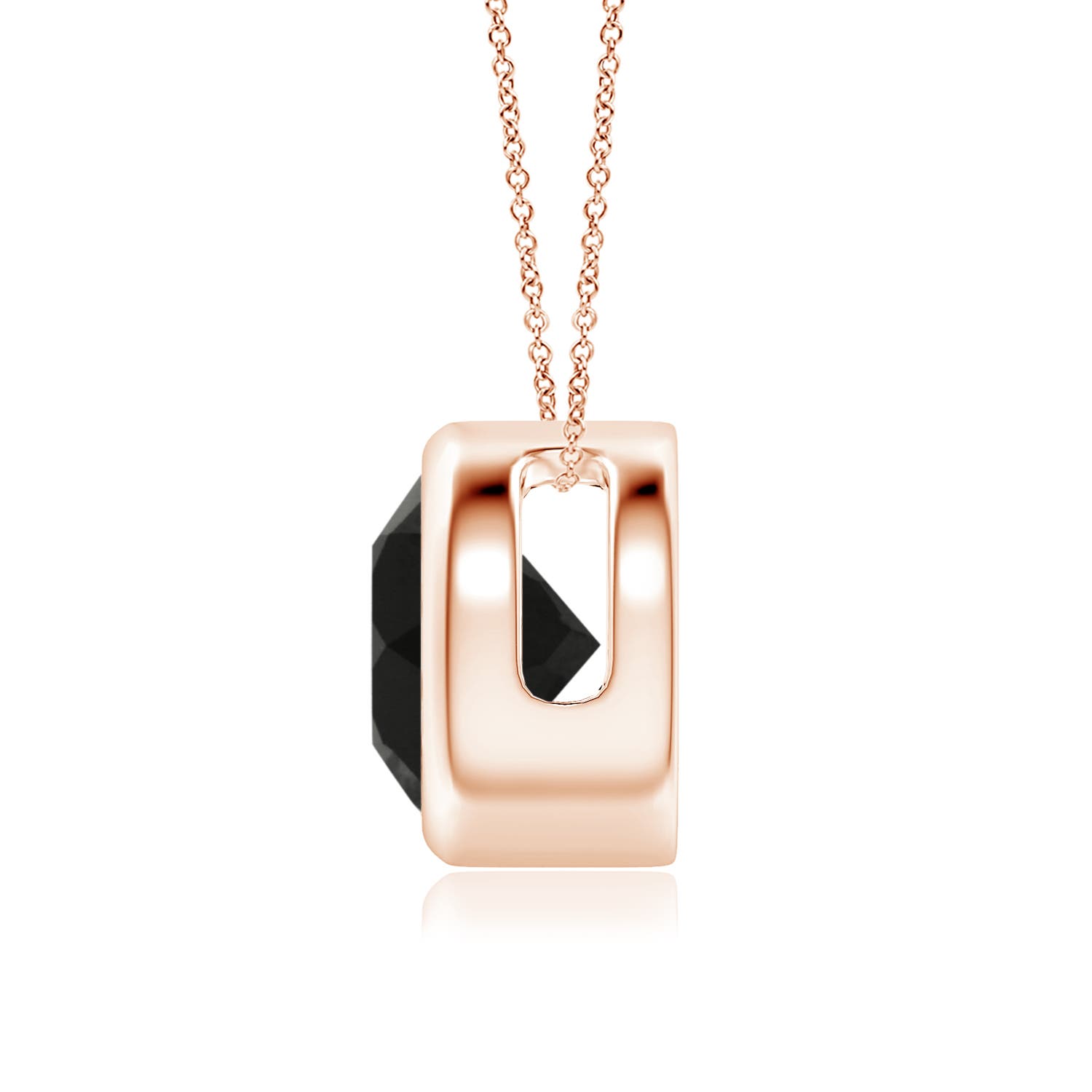 AAA - Black Onyx / 2.25 CT / 14 KT Rose Gold