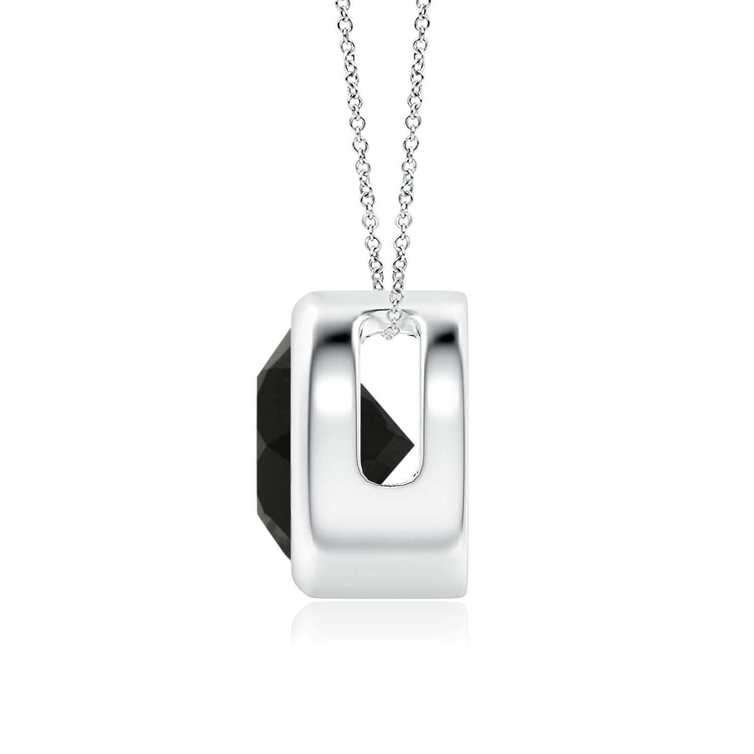 AAA - Black Onyx / 2.25 CT / 14 KT White Gold