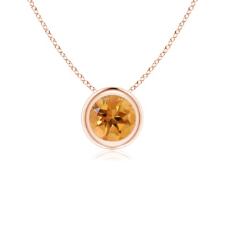 Round AA Citrine