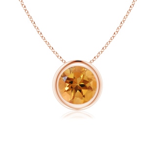 Round AA Citrine