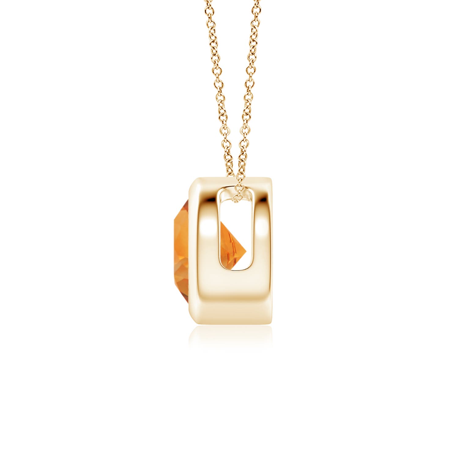 AAA - Citrine / 0.7 CT / 14 KT Yellow Gold