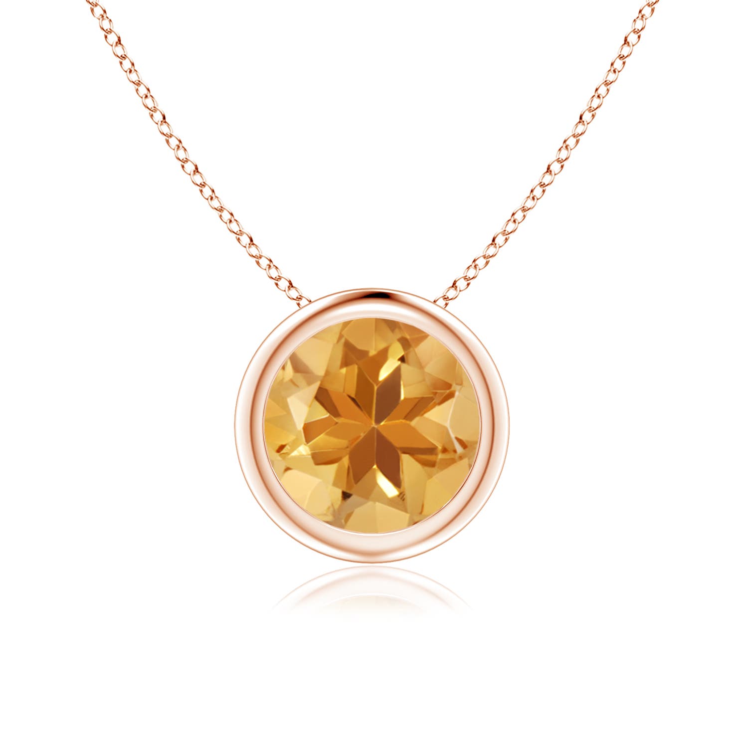 A - Citrine / 1.25 CT / 14 KT Rose Gold