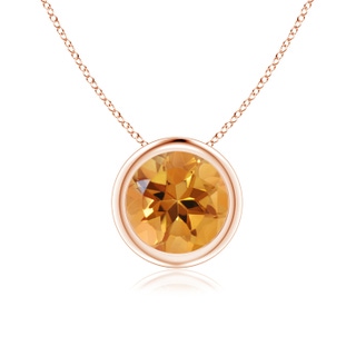 Round AA Citrine