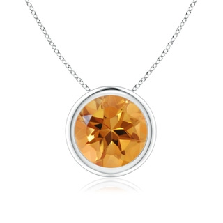 Round AA Citrine