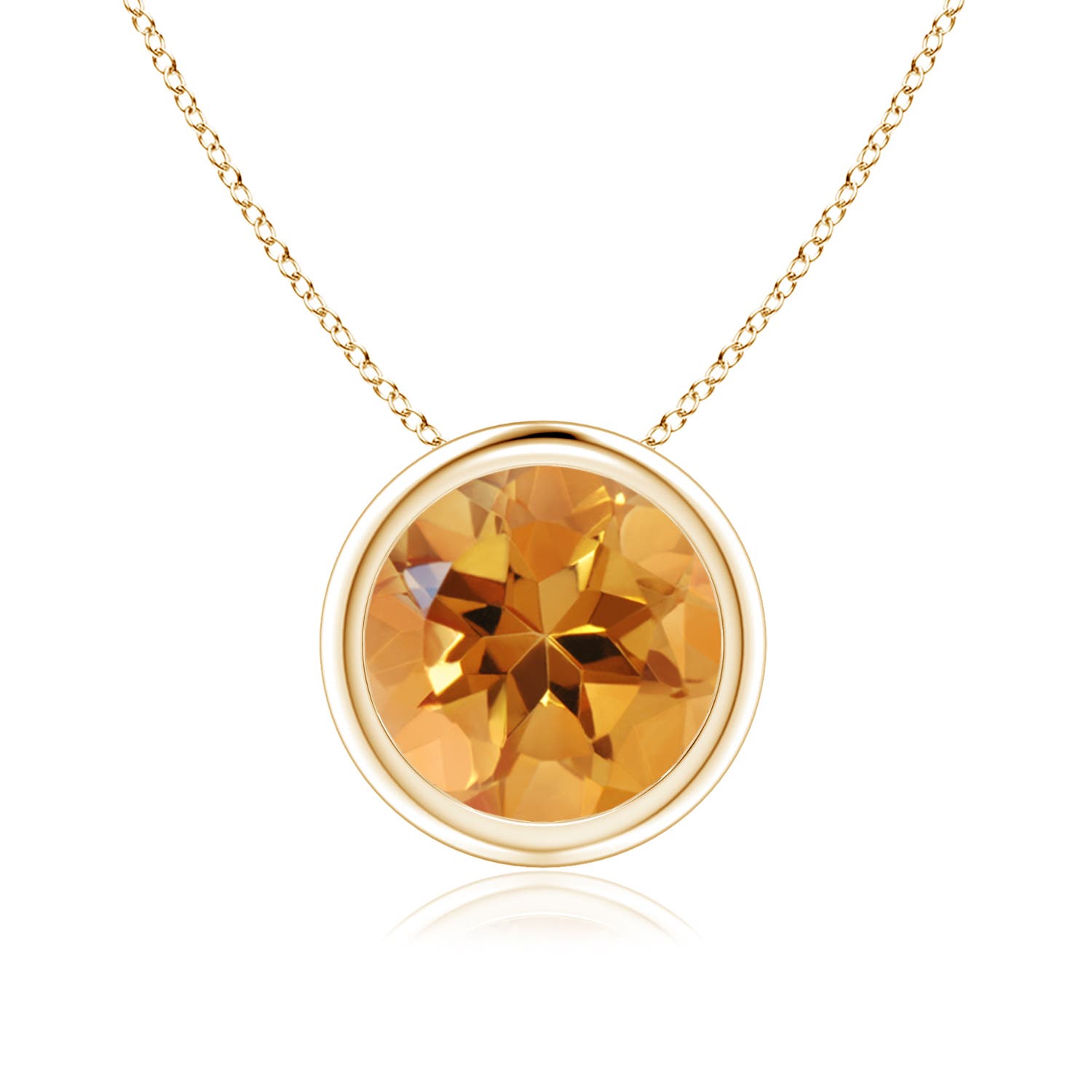 AA - Citrine / 1.7 CT / 14 KT Yellow Gold