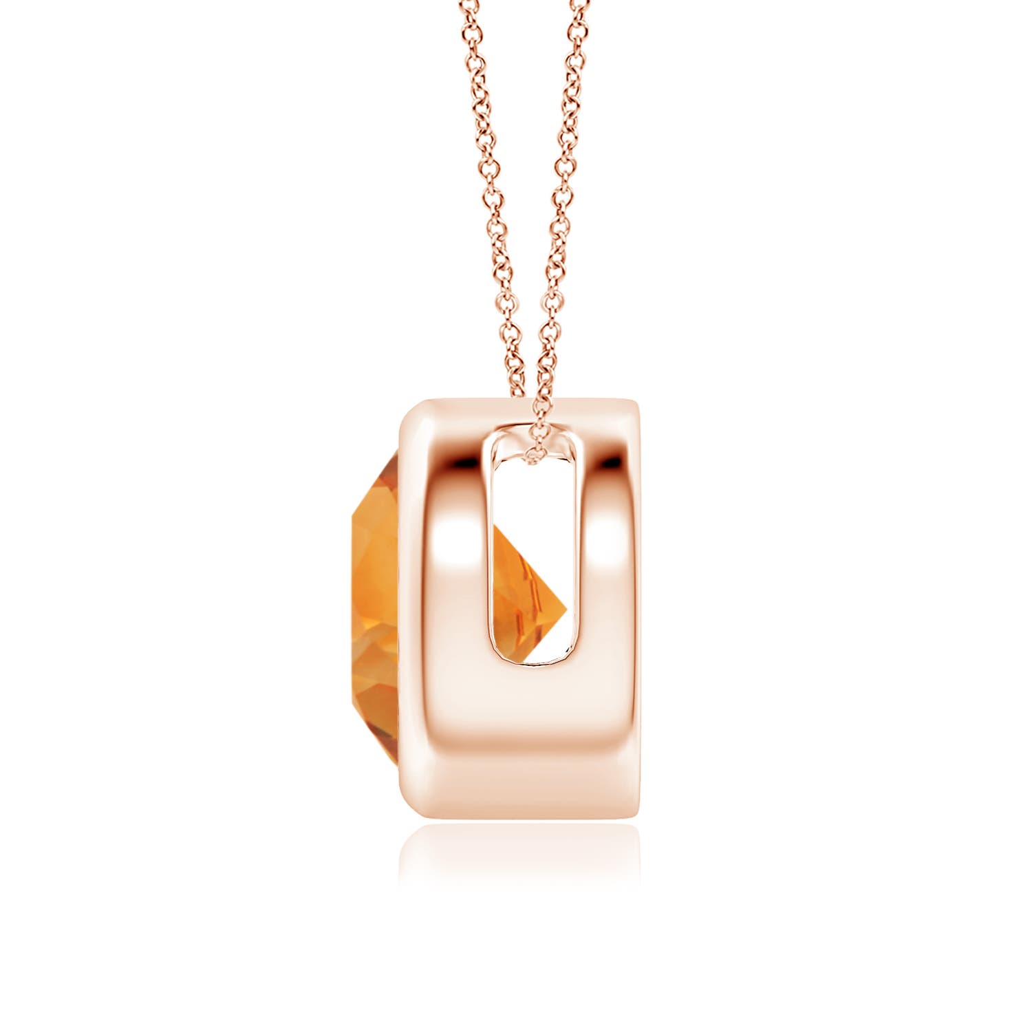 AAA - Citrine / 1.7 CT / 14 KT Rose Gold