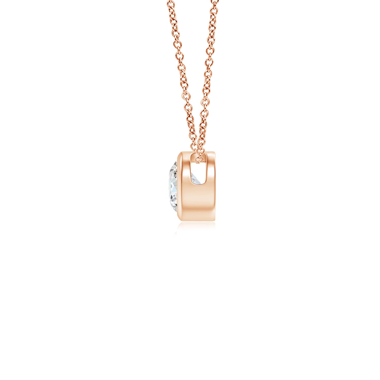 G, VS2 / 0.25 CT / 14 KT Rose Gold