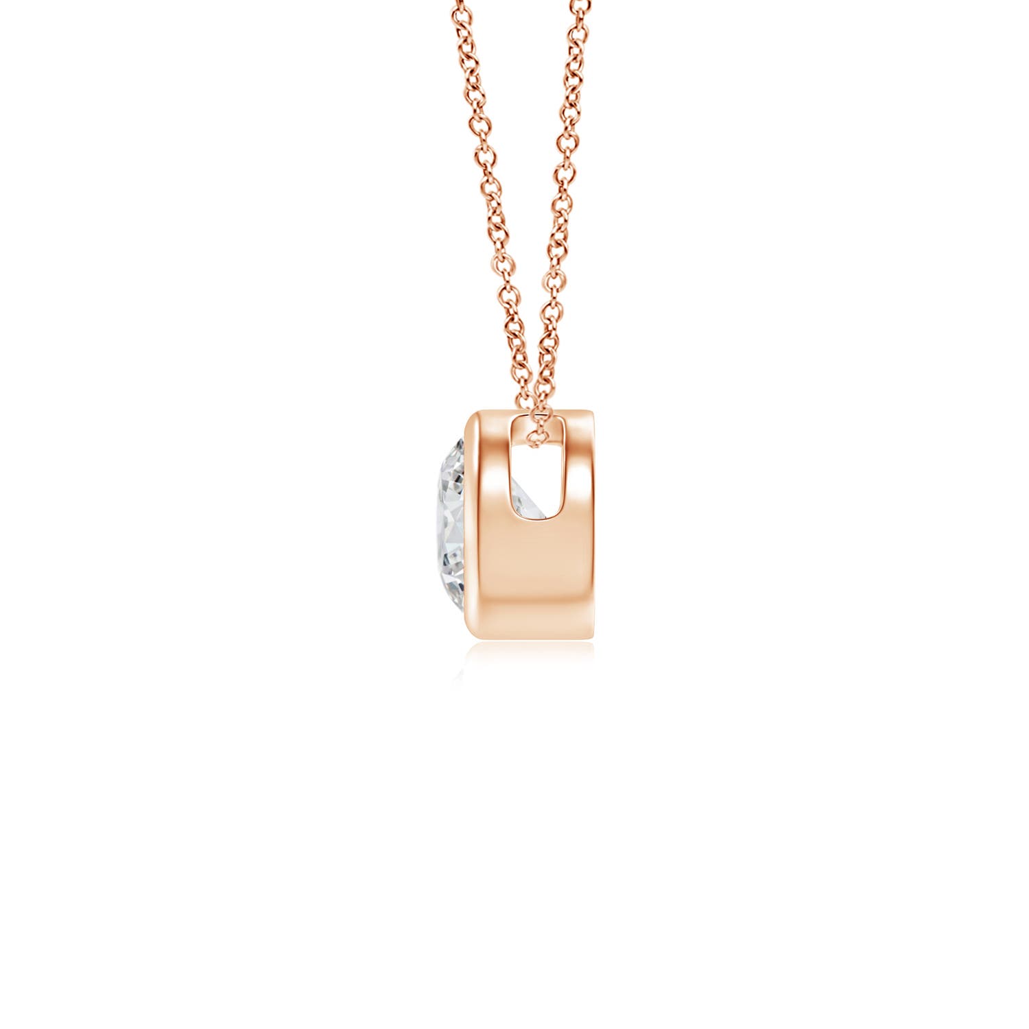 H, SI2 / 0.5 CT / 14 KT Rose Gold