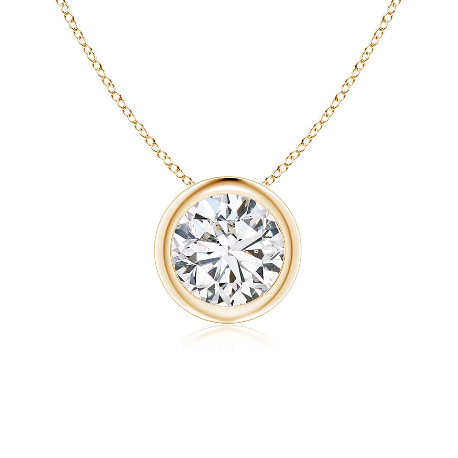 H, SI2 / 0.75 CT / 14 KT Yellow Gold