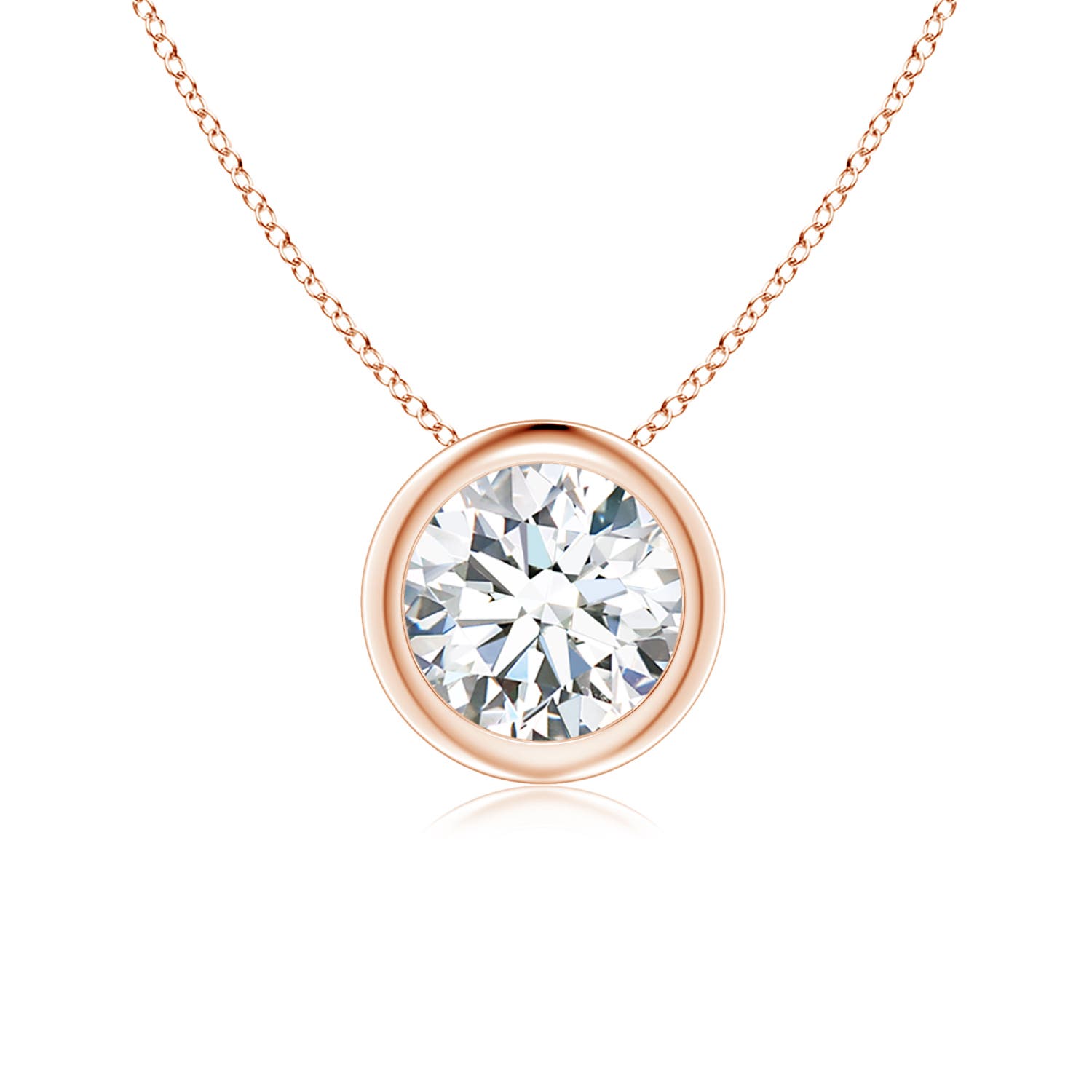 G, VS2 / 1 CT / 14 KT Rose Gold