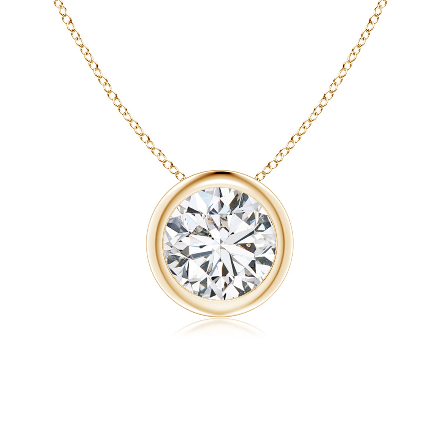 H, SI2 / 1 CT / 14 KT Yellow Gold