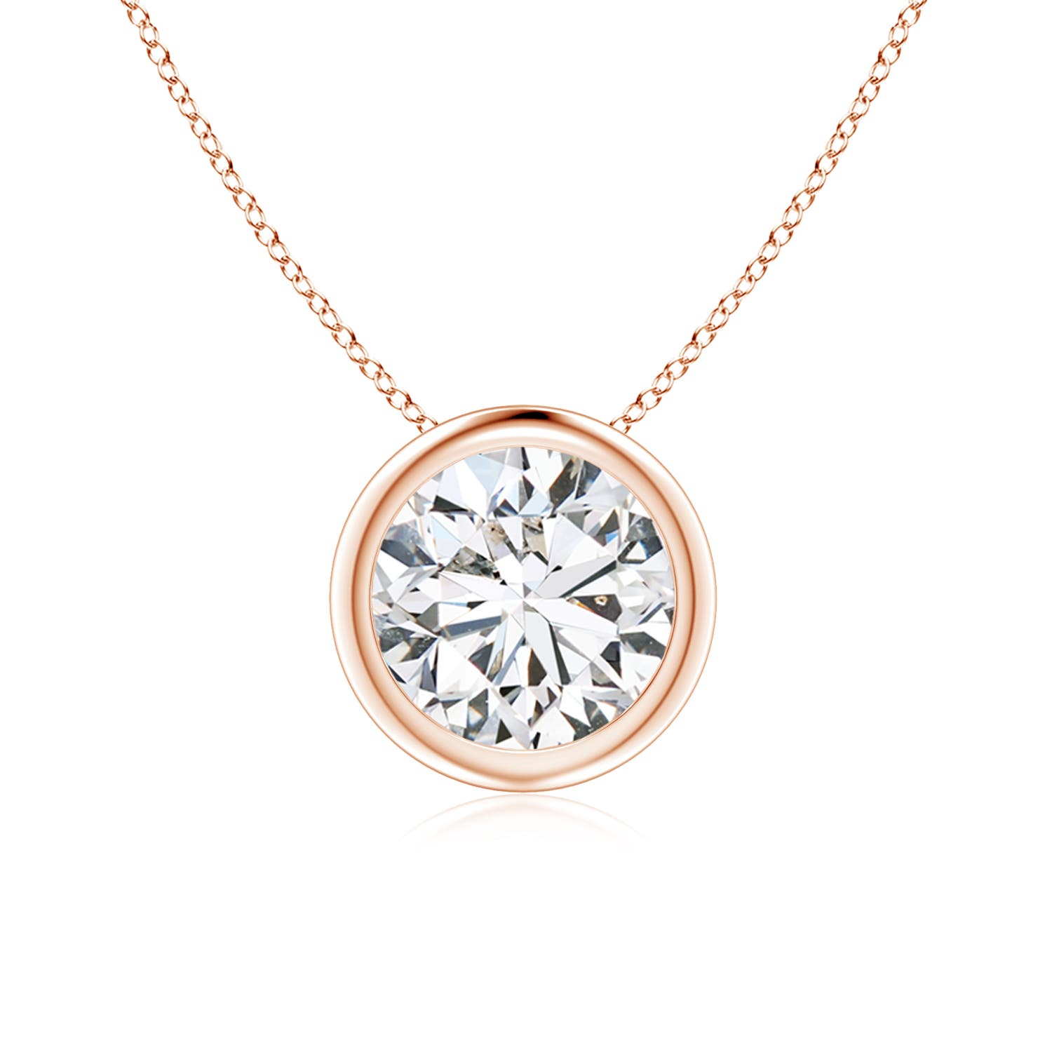 H, SI2 / 1.25 CT / 14 KT Rose Gold