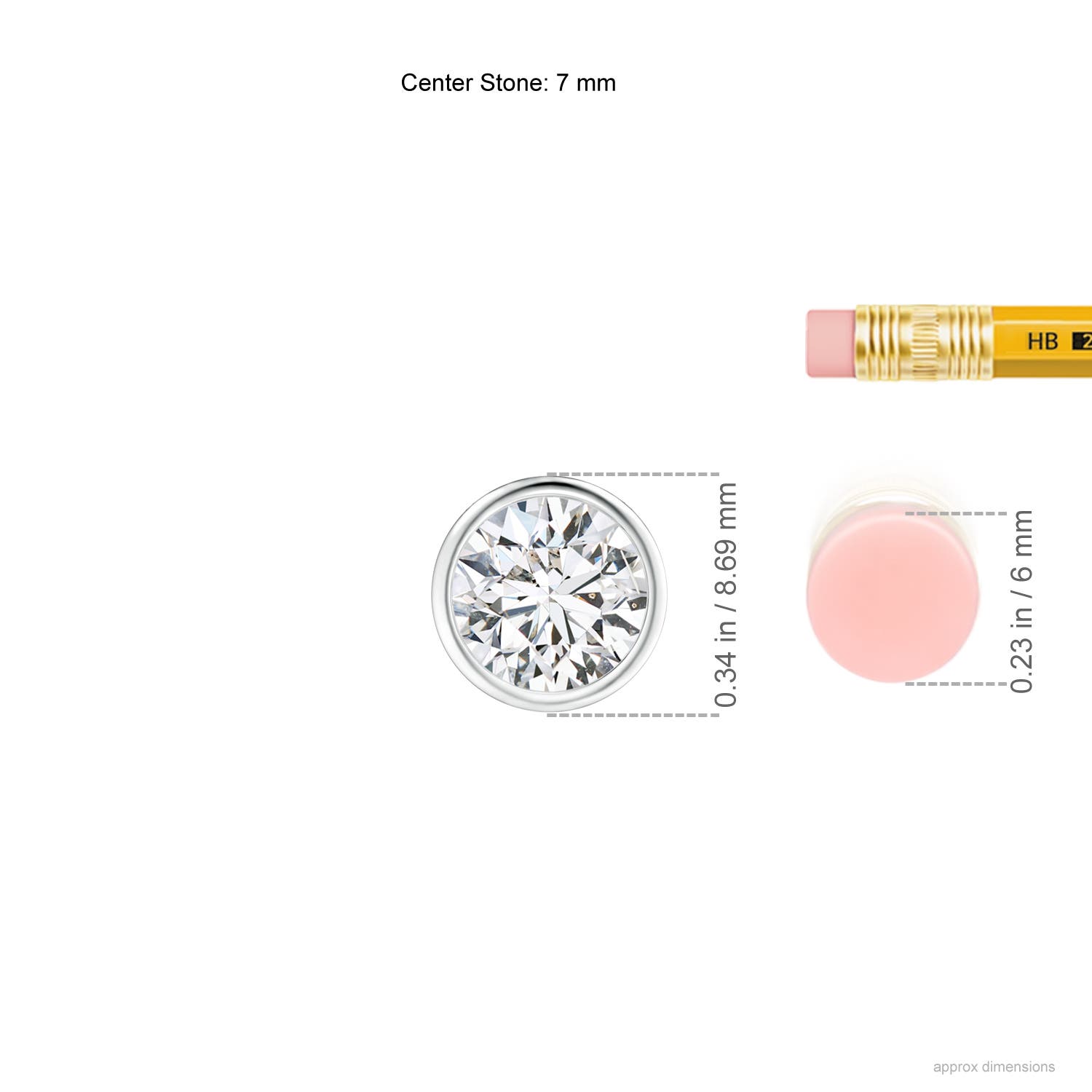 H, SI2 / 1.25 CT / 14 KT White Gold