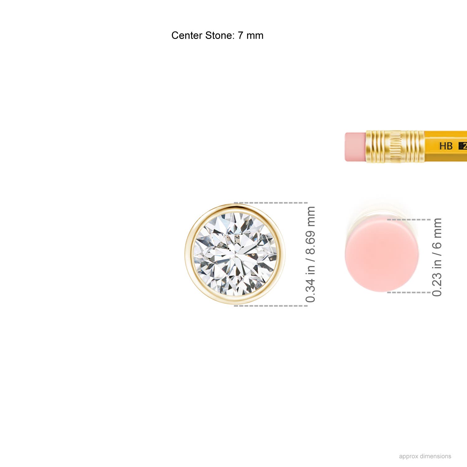 H, SI2 / 1.25 CT / 14 KT Yellow Gold