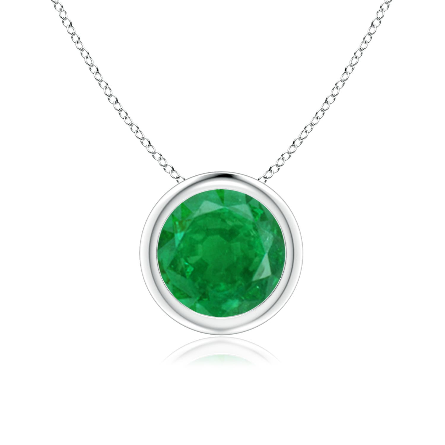 AA - Emerald / 1.2 CT / 14 KT White Gold