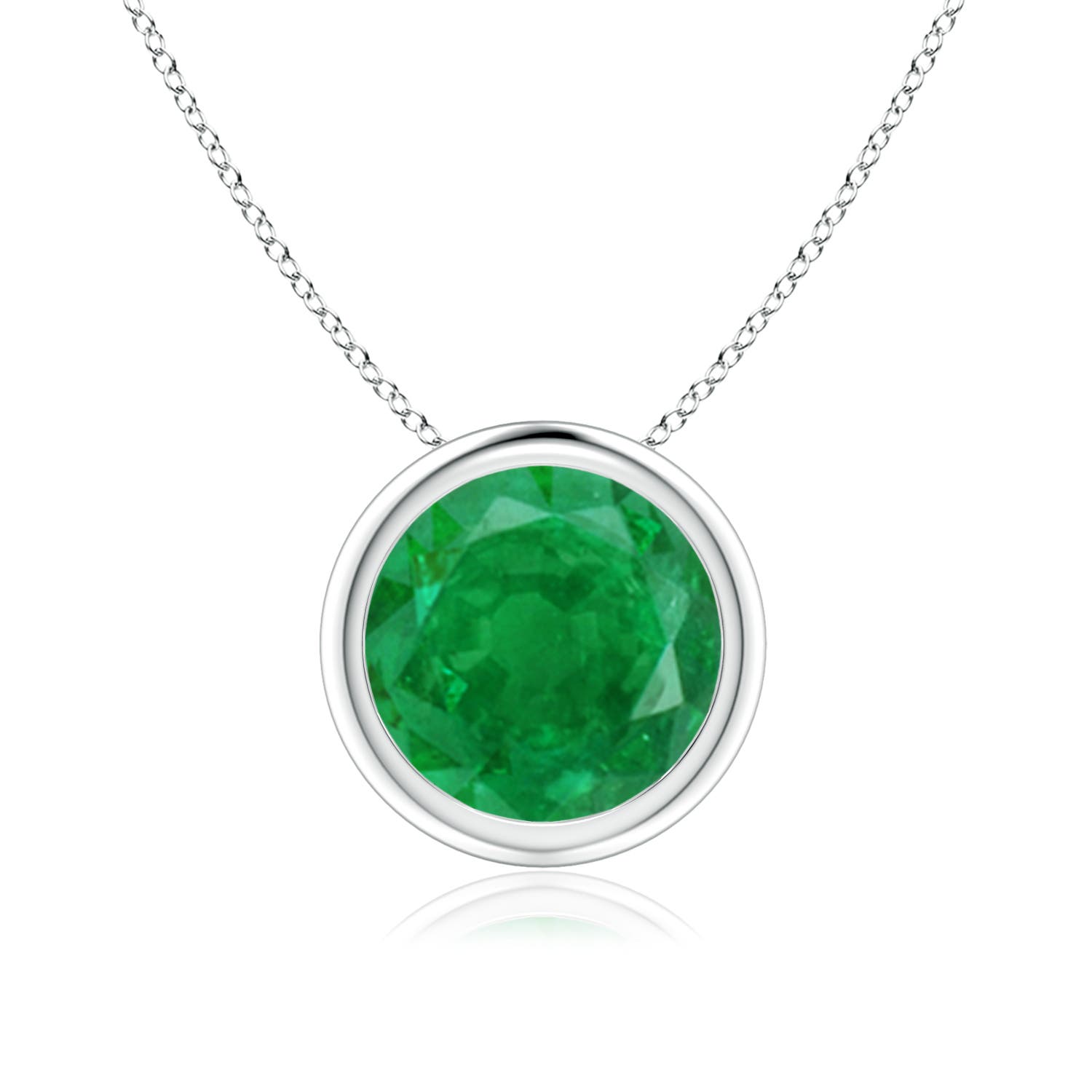 AA - Emerald / 1.75 CT / 14 KT White Gold