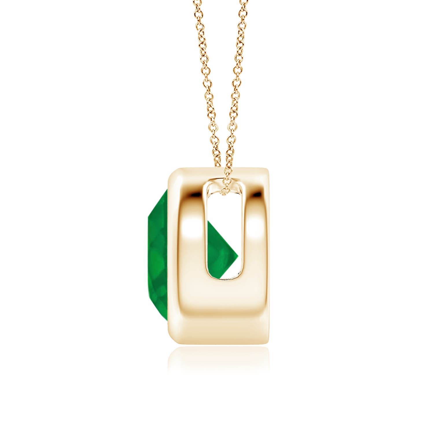 AA - Emerald / 1.75 CT / 14 KT Yellow Gold