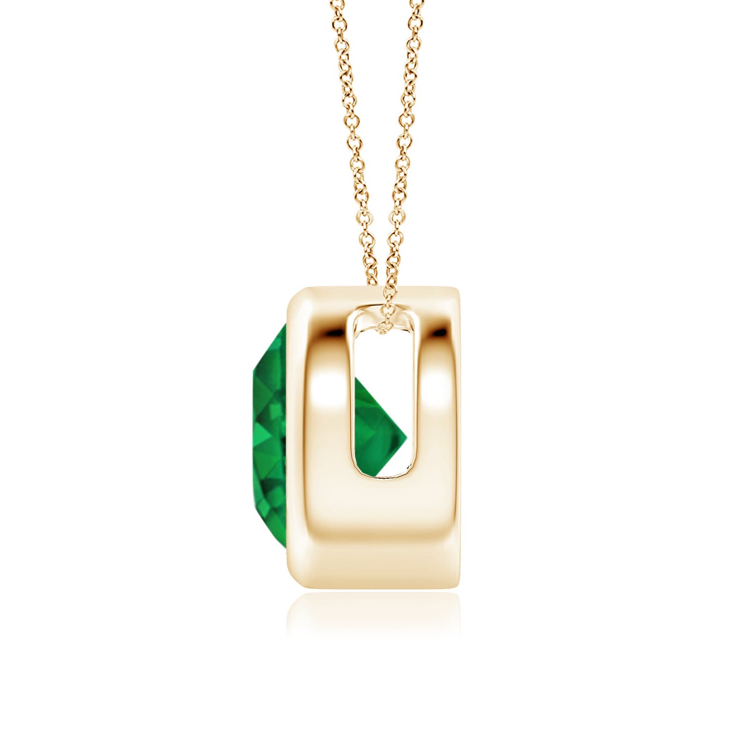 AAA - Emerald / 1.75 CT / 14 KT Yellow Gold