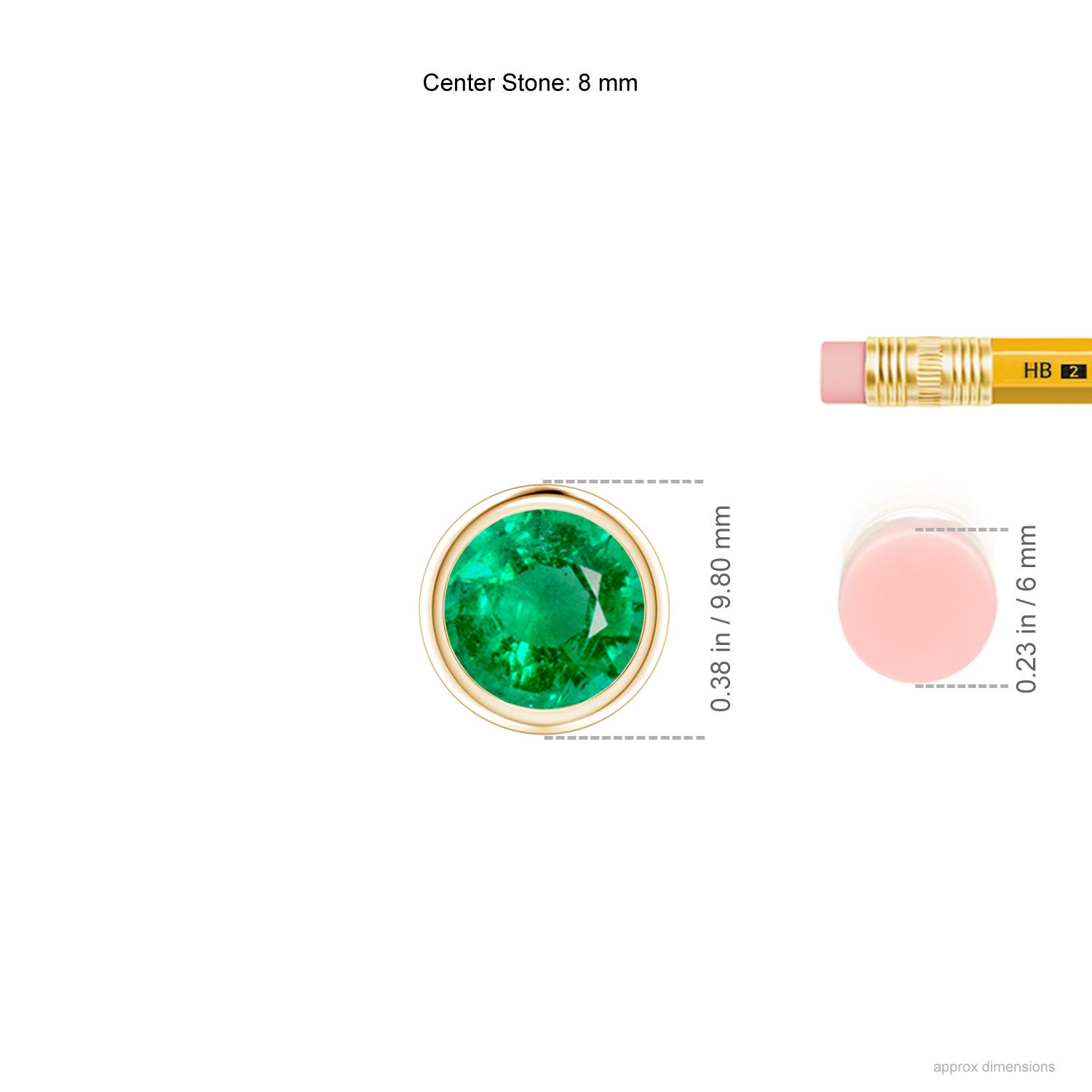 AAA - Emerald / 1.75 CT / 14 KT Yellow Gold