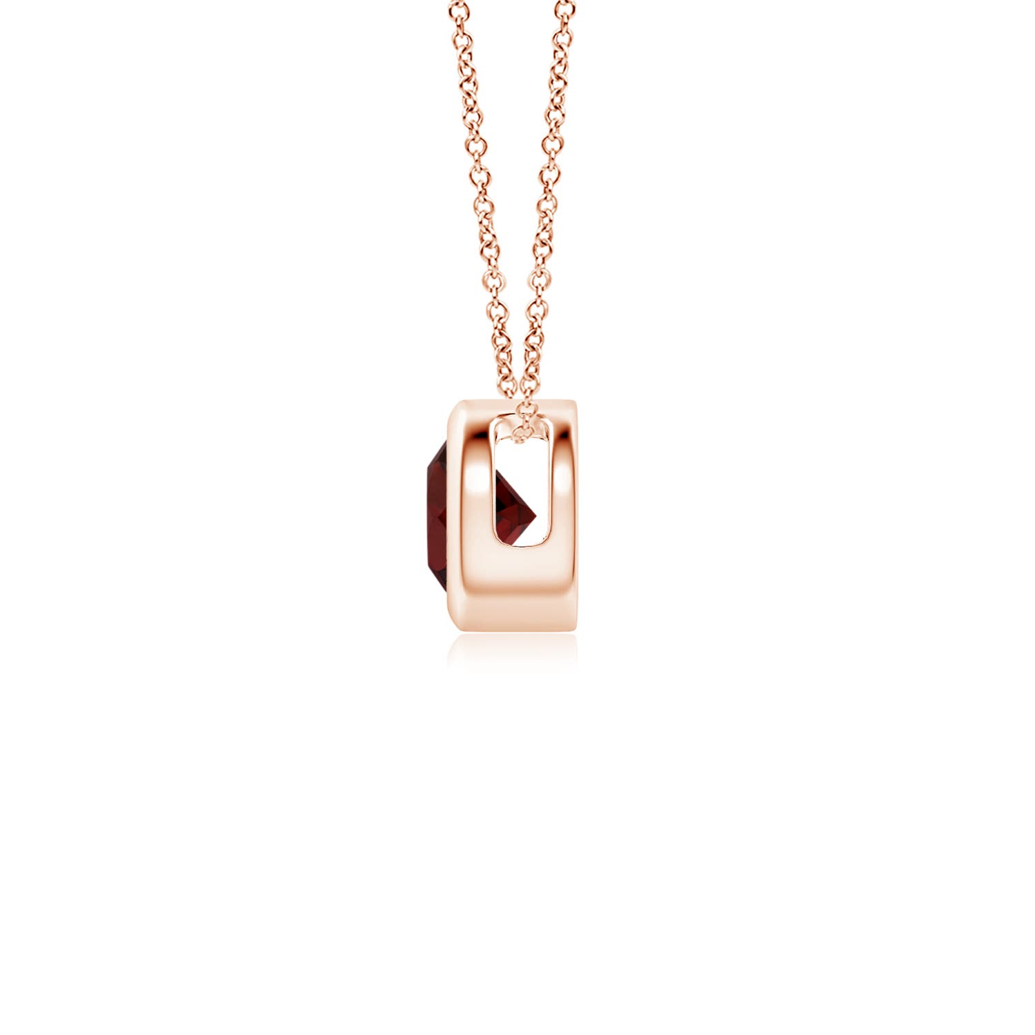 AA - Garnet / 0.33 CT / 14 KT Rose Gold