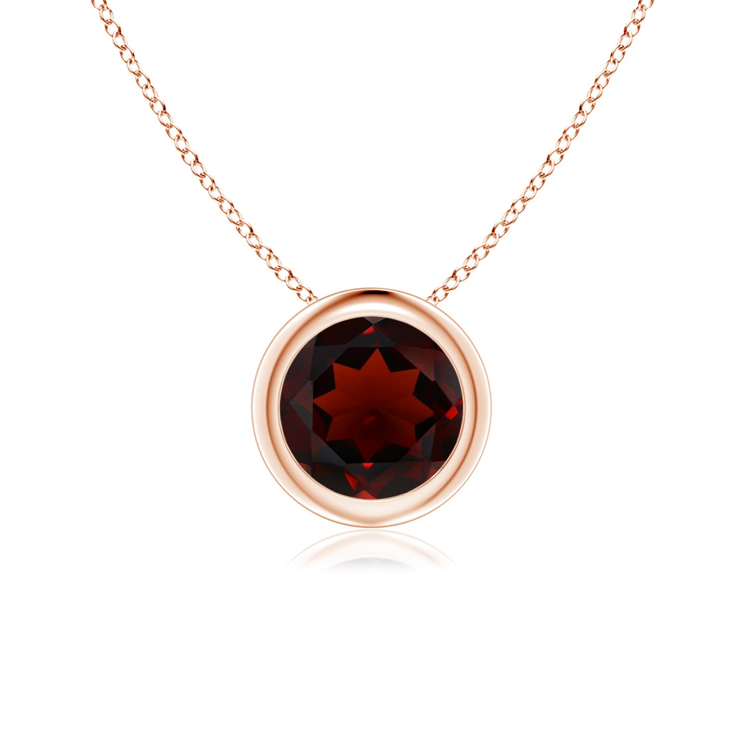 AA - Garnet / 1 CT / 14 KT Rose Gold